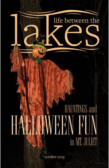 October 2023 cover: Hauntings and Halloween Fun in Mt. Juliet